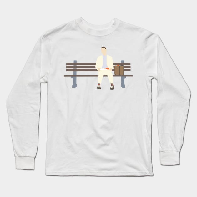 Forrest Gump Long Sleeve T-Shirt by FutureSpaceDesigns